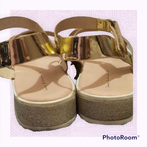 Zara Sandals, Size 33, Color Gold - Picture 3 of 5